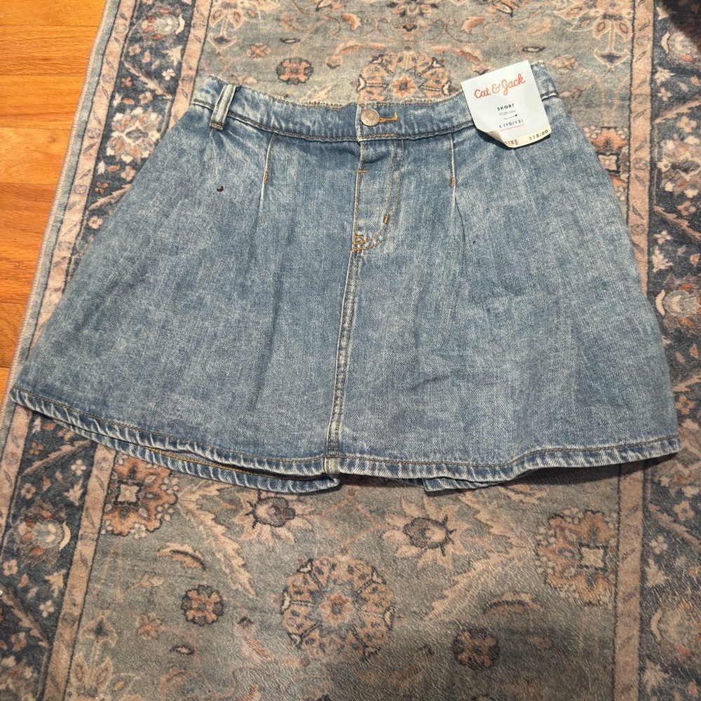 Cat & Jack Blue Skater Mini Skort